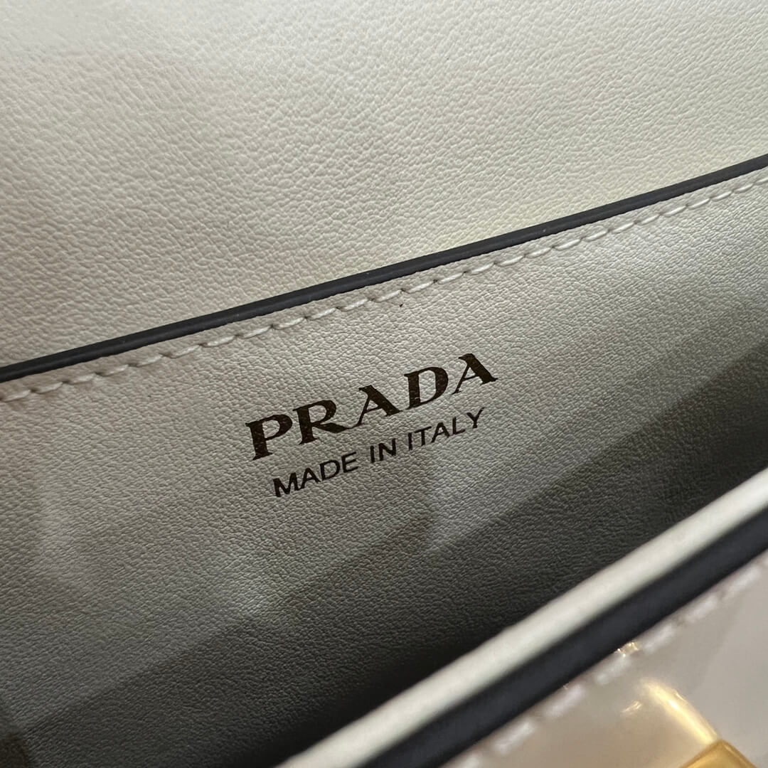 Prada Embleme Saffiano Shoulder Bag