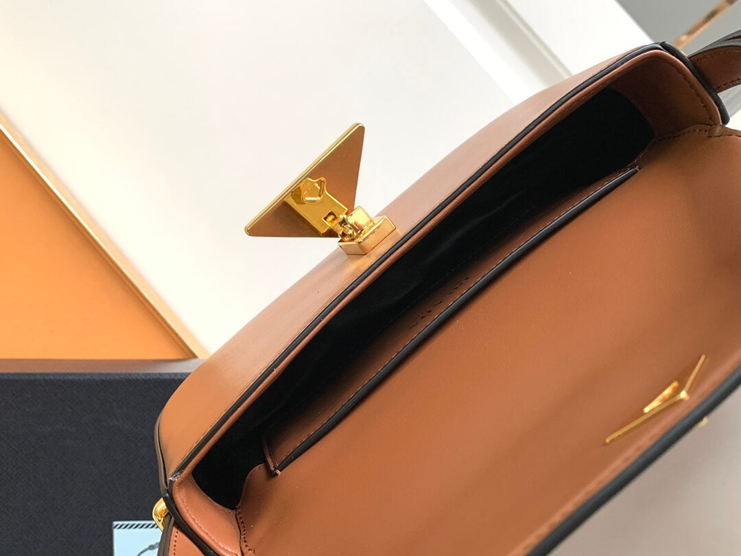 Prada Embleme Saffiano Shoulder Bag
