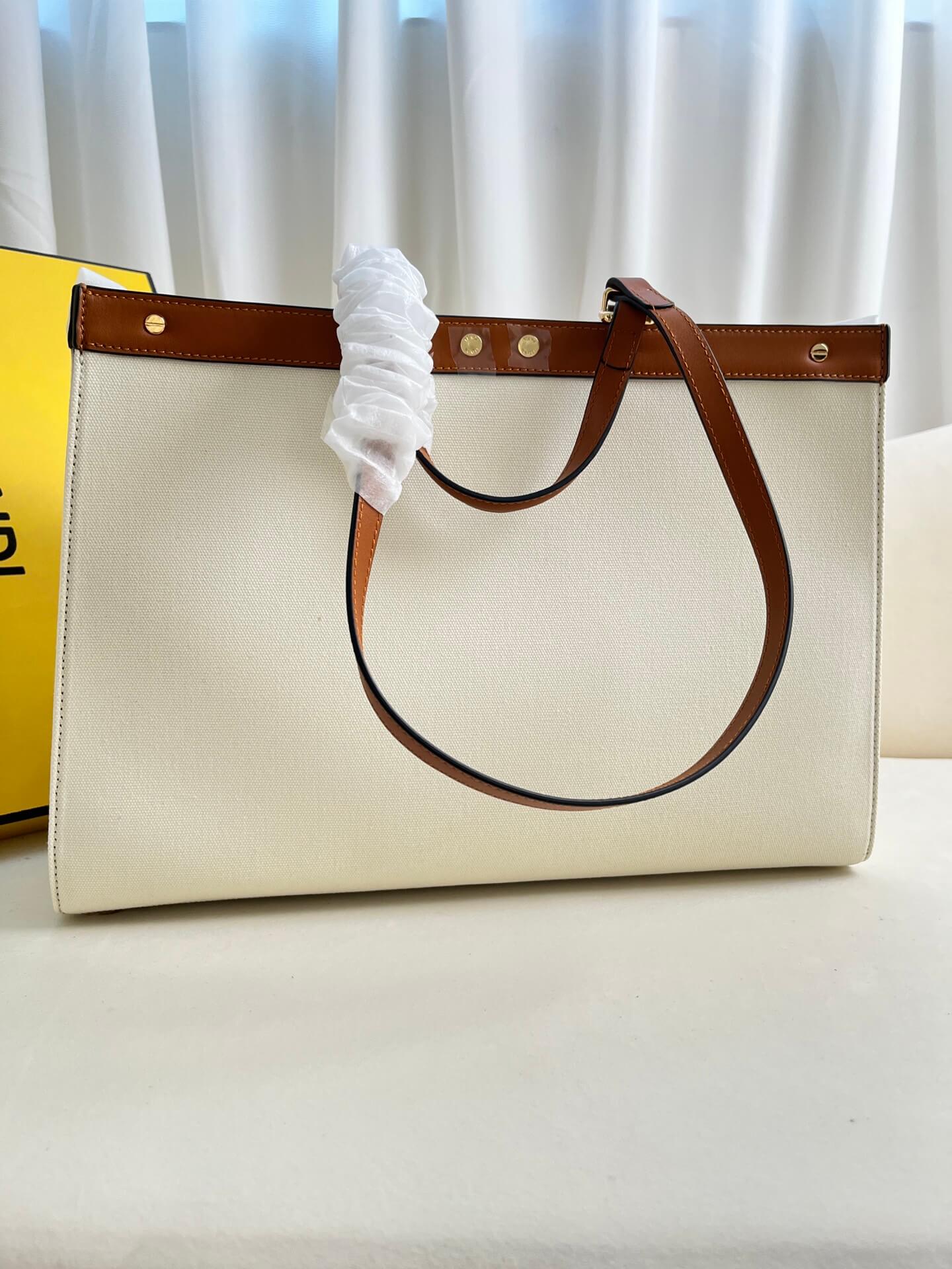 Fendi X-Tote Bag In Canvas Bag
