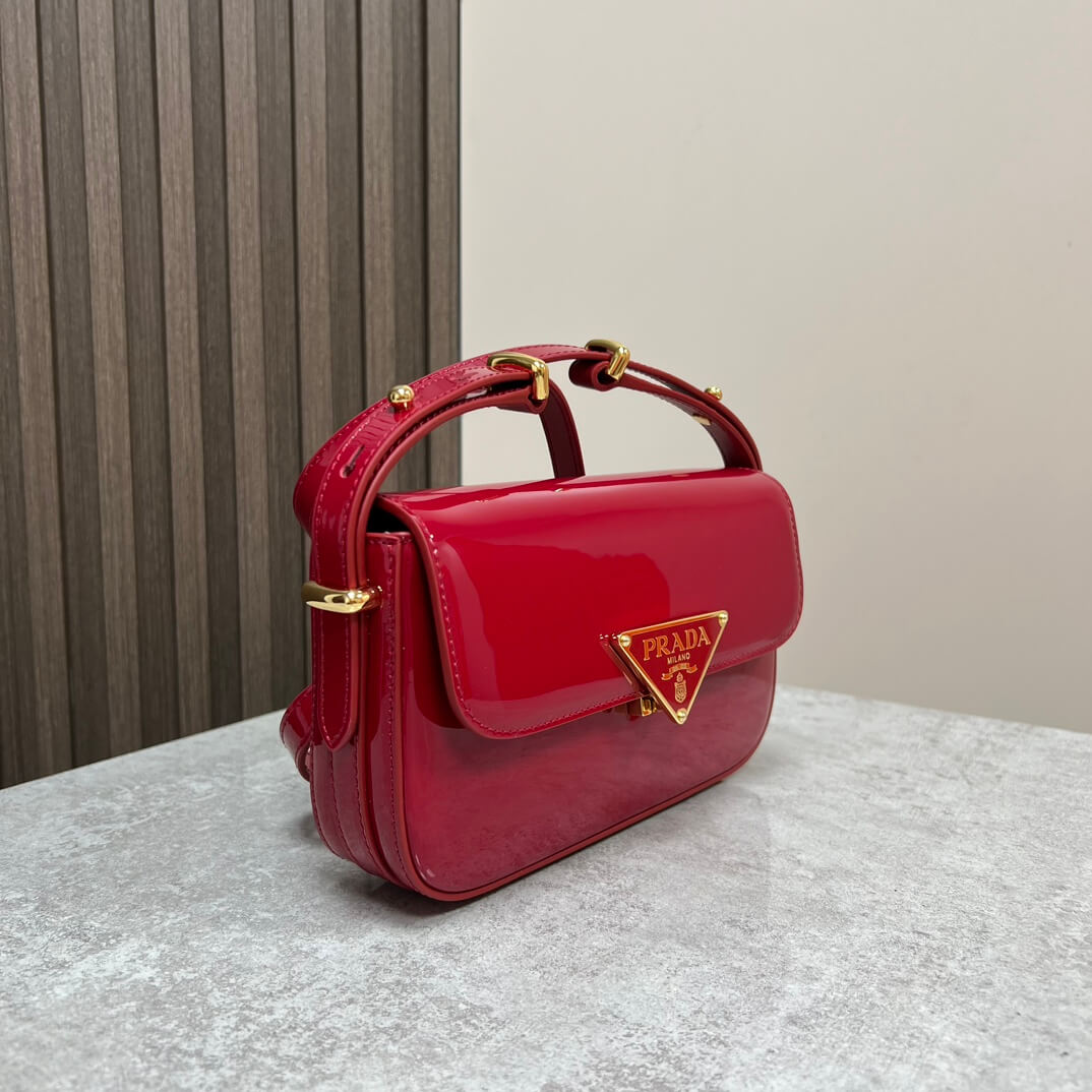 Prada Embleme Saffiano Shoulder Bag