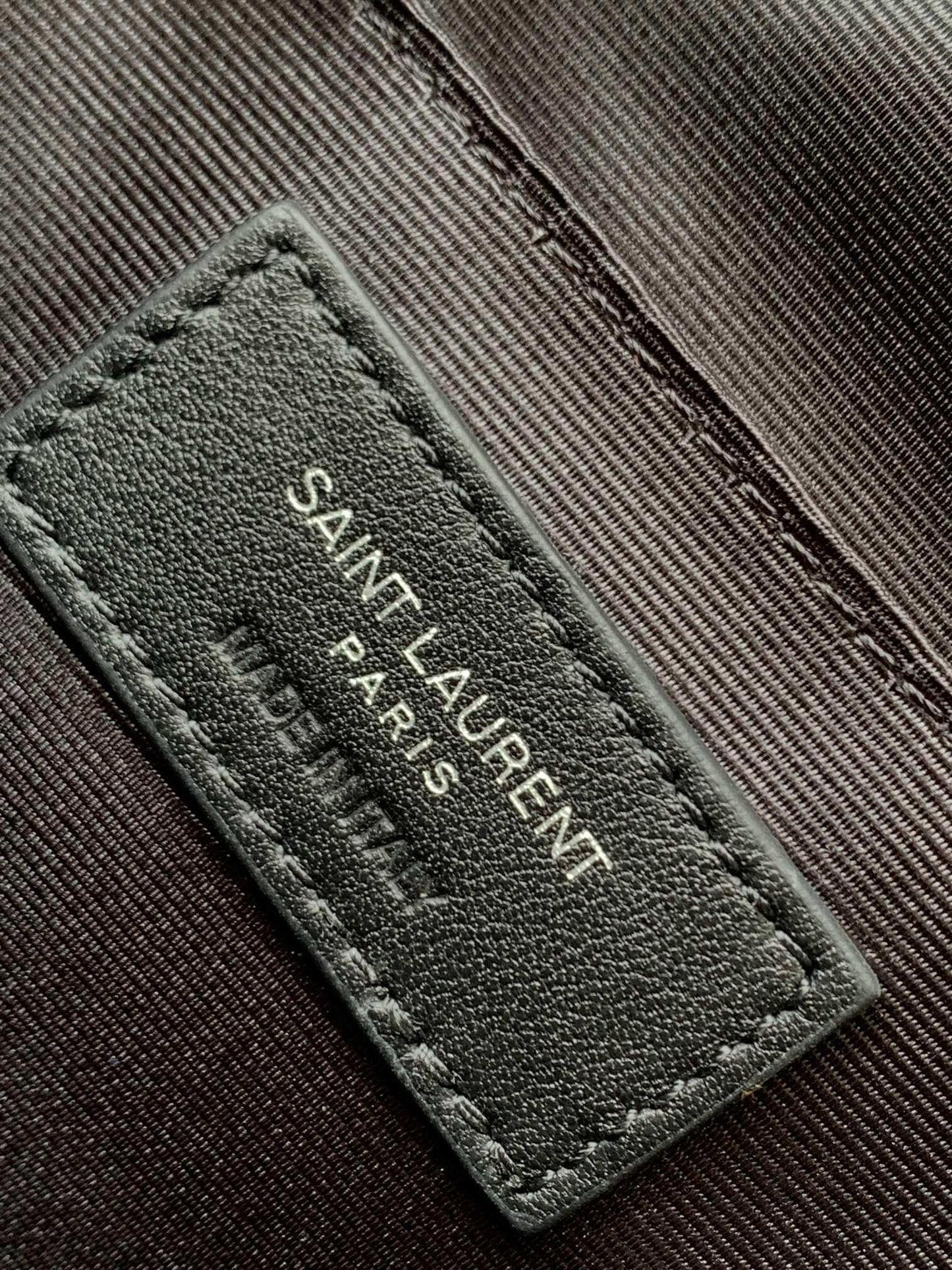 YSL Lou Camera Bag Black Hardware
