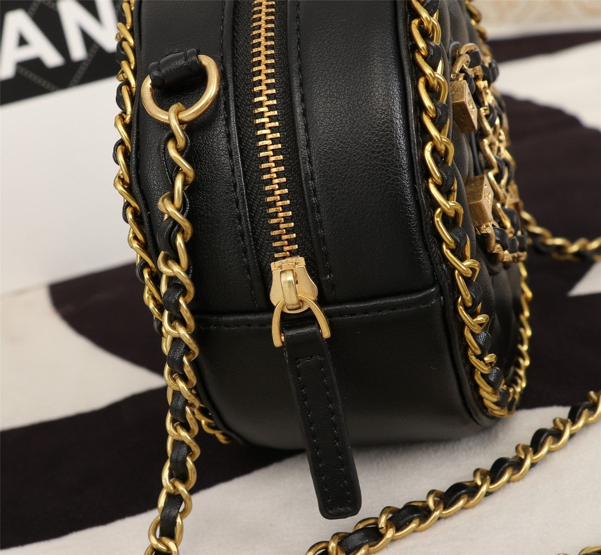 Chanel Round filigree Crossbody Bag