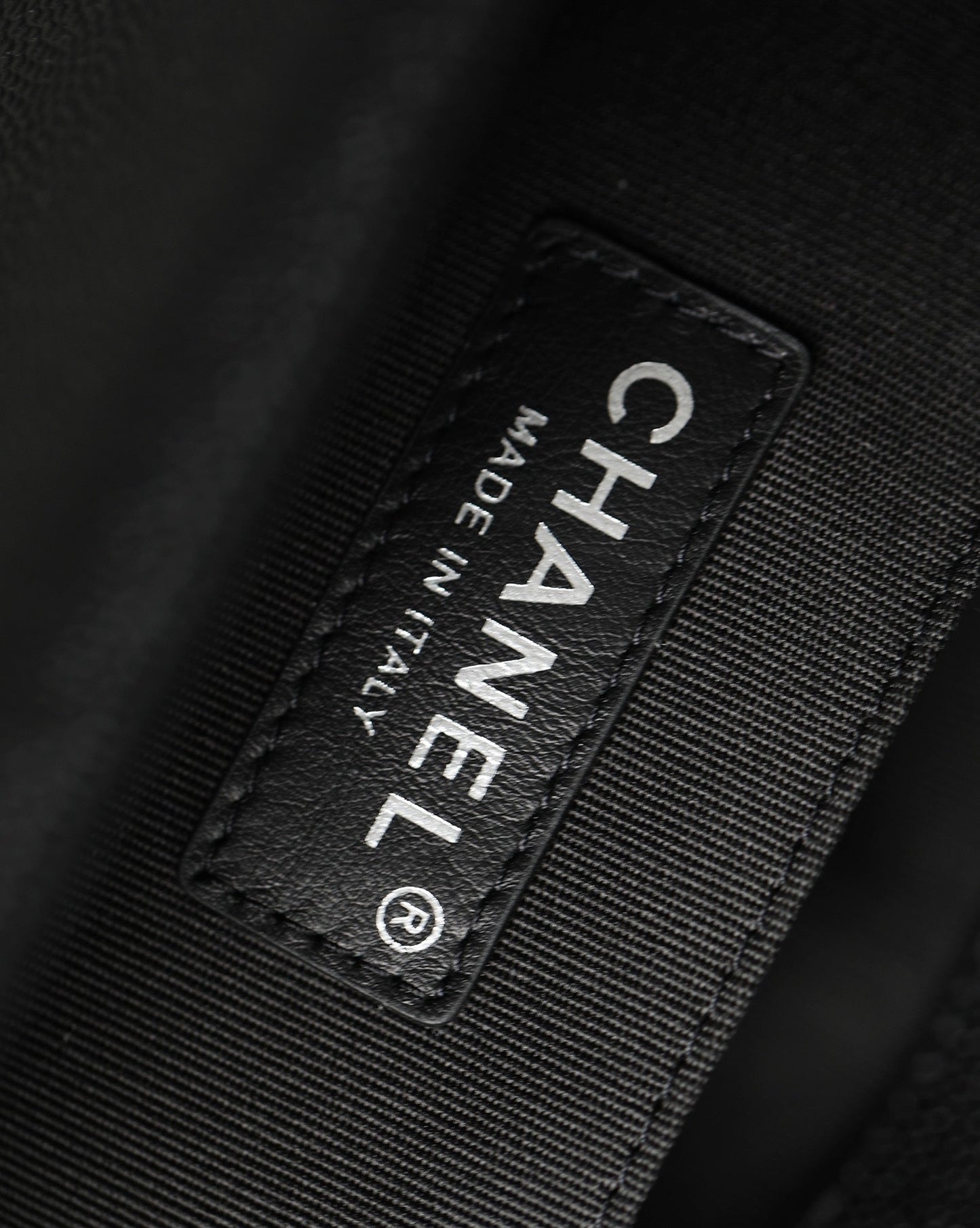 Chanel Leboy Bag – Black Caviar Leather with Diamond Quilting