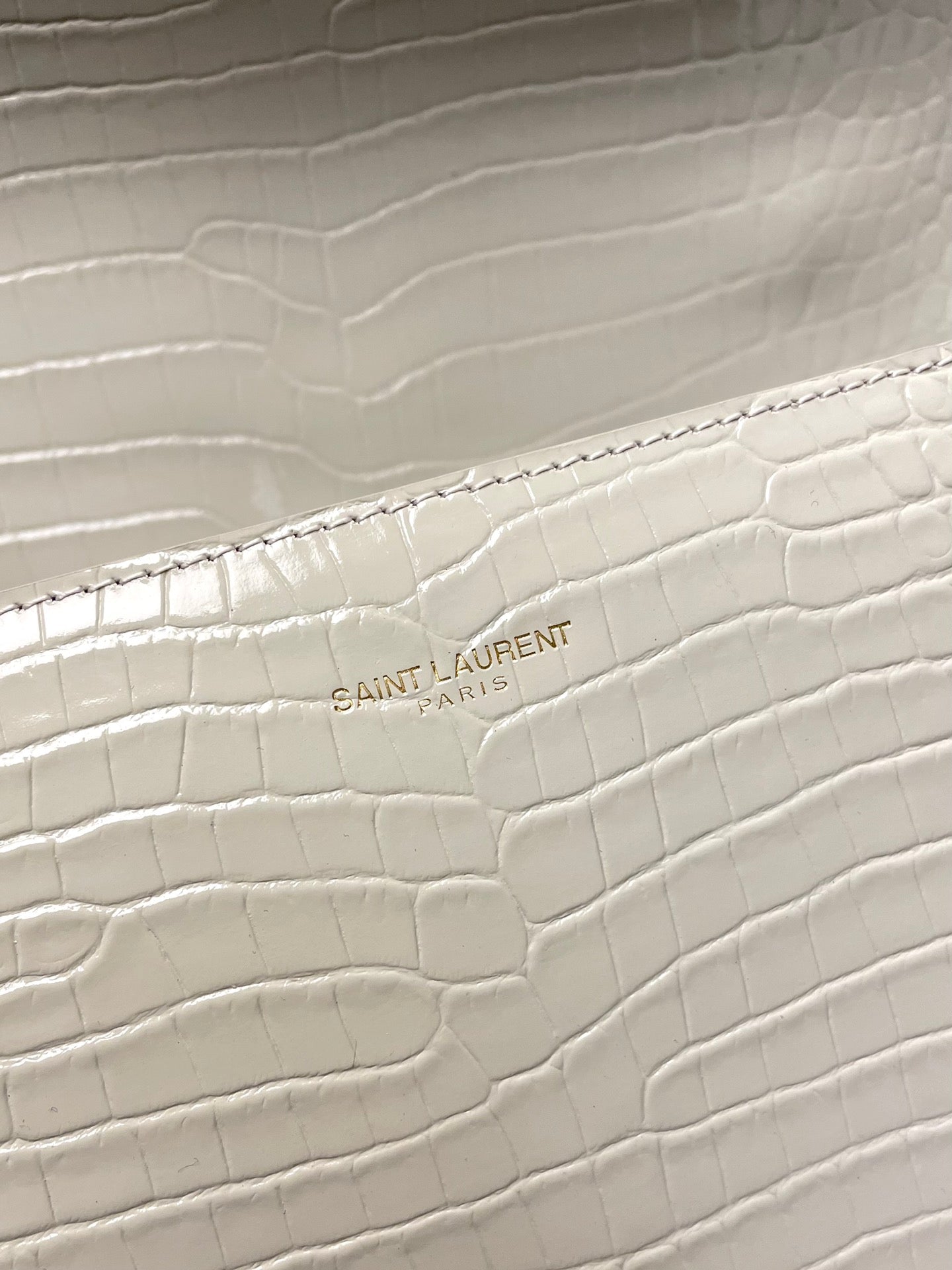YSL Cassandra Crocodile Leather Bag