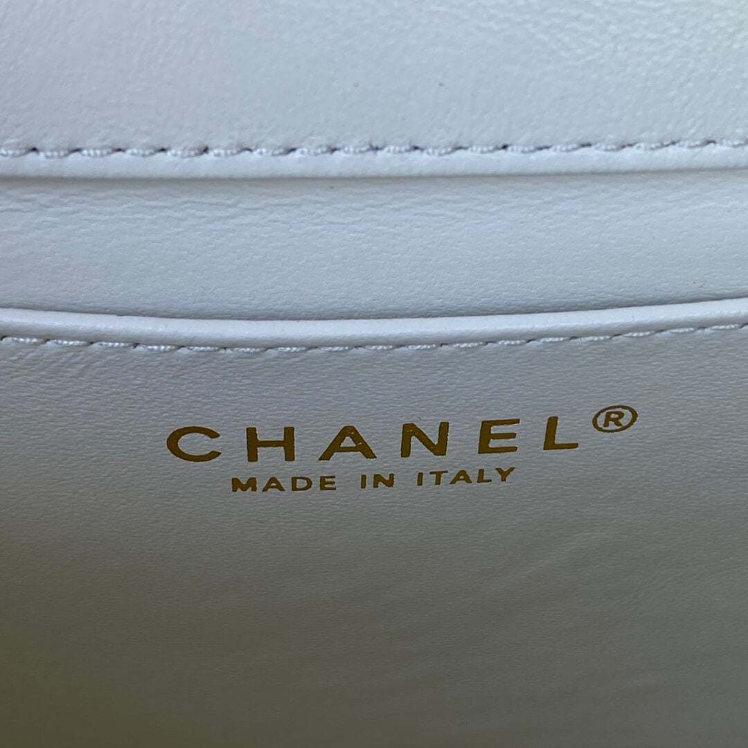 Chanel Retro White Gold Mini Bag