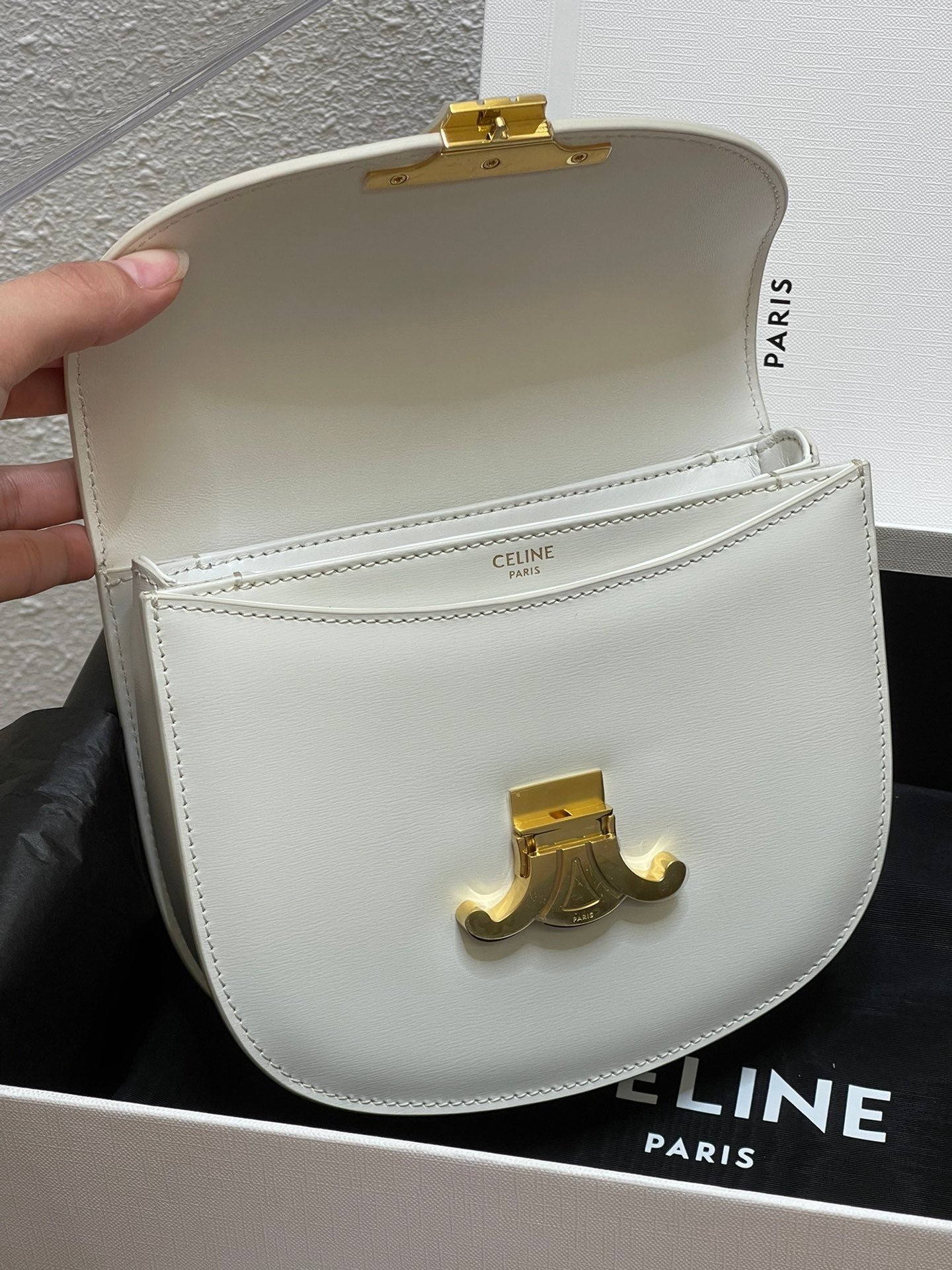 Celine Triomphe Saddle Bag