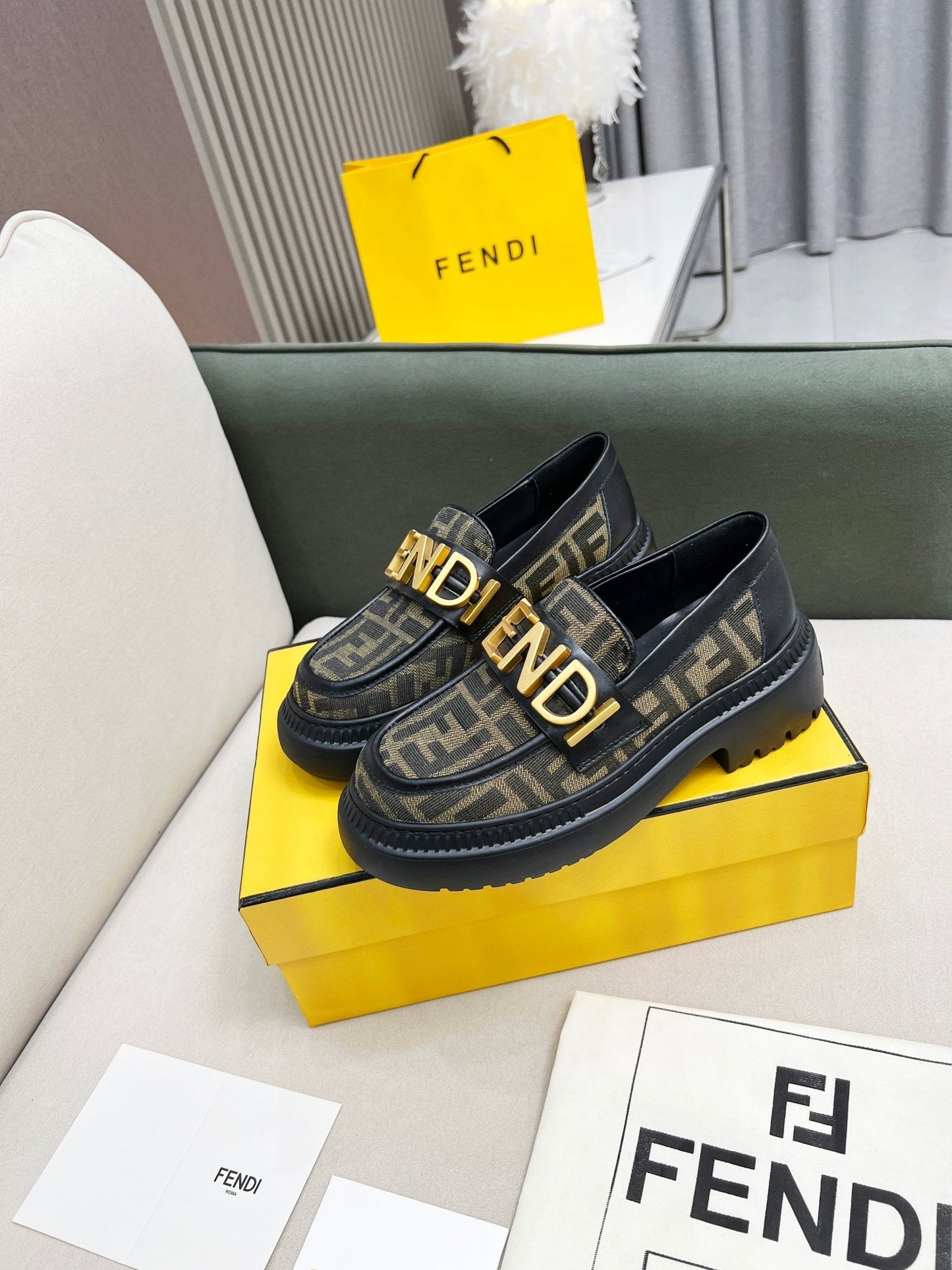 FENDI New Thick-Soled Martin Boots