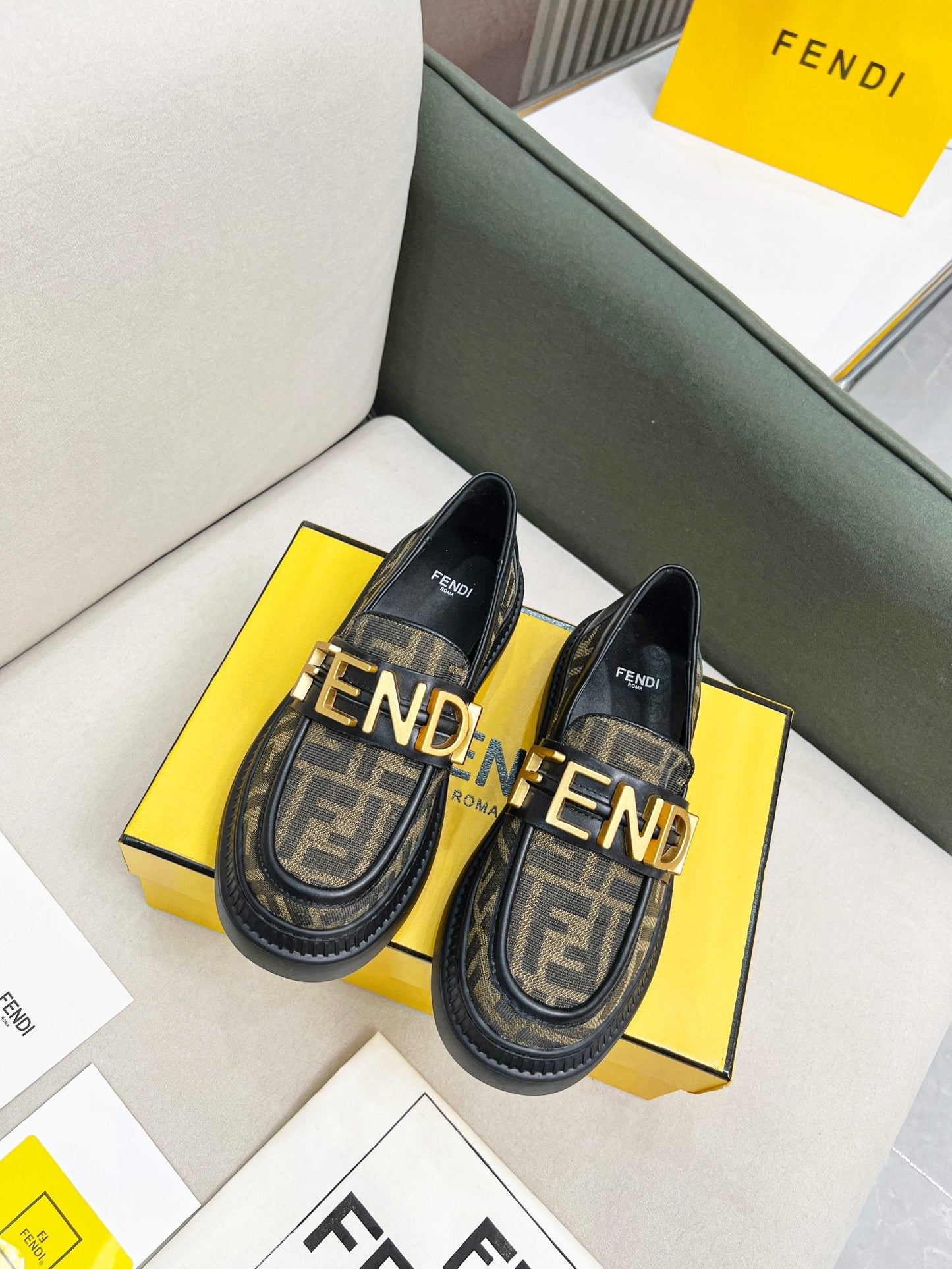 FENDI New Thick-Soled Martin Boots