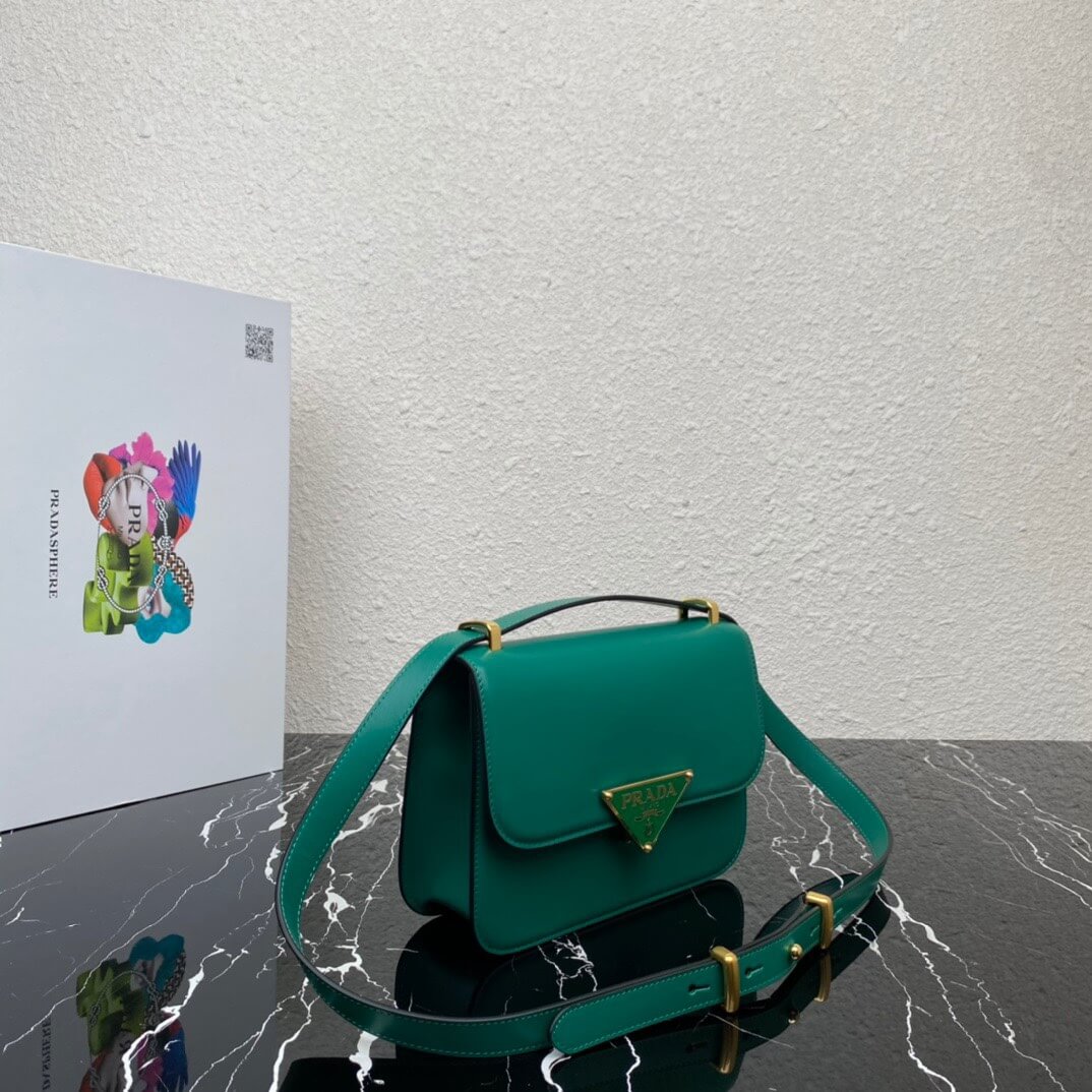 Prada Embleme Leather Bag