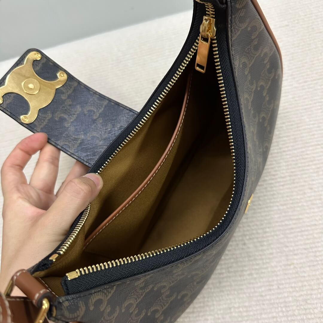 Celine TRIOMPHE CANVAS Logo Bag