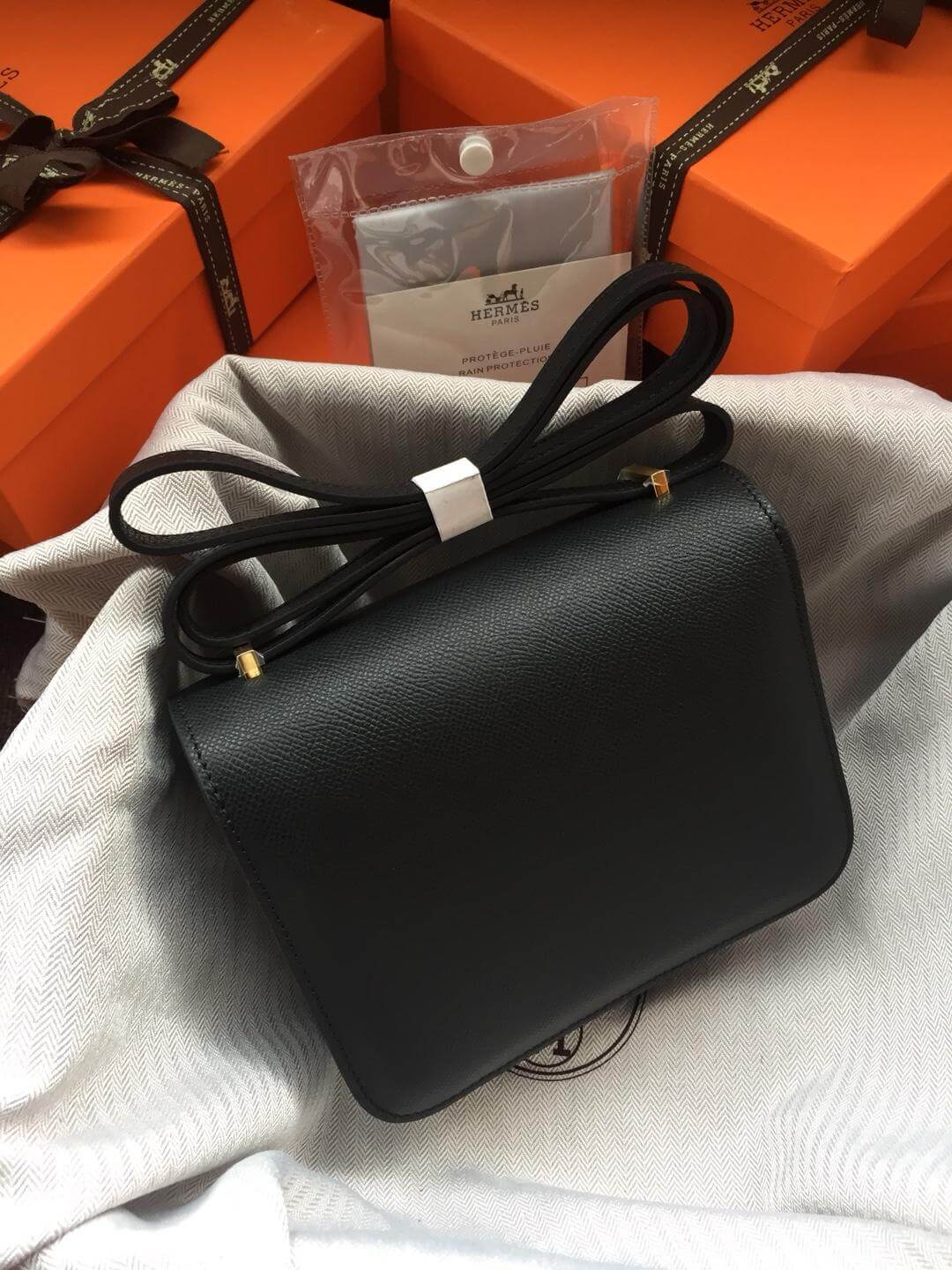 Hermes Constance Black Bag