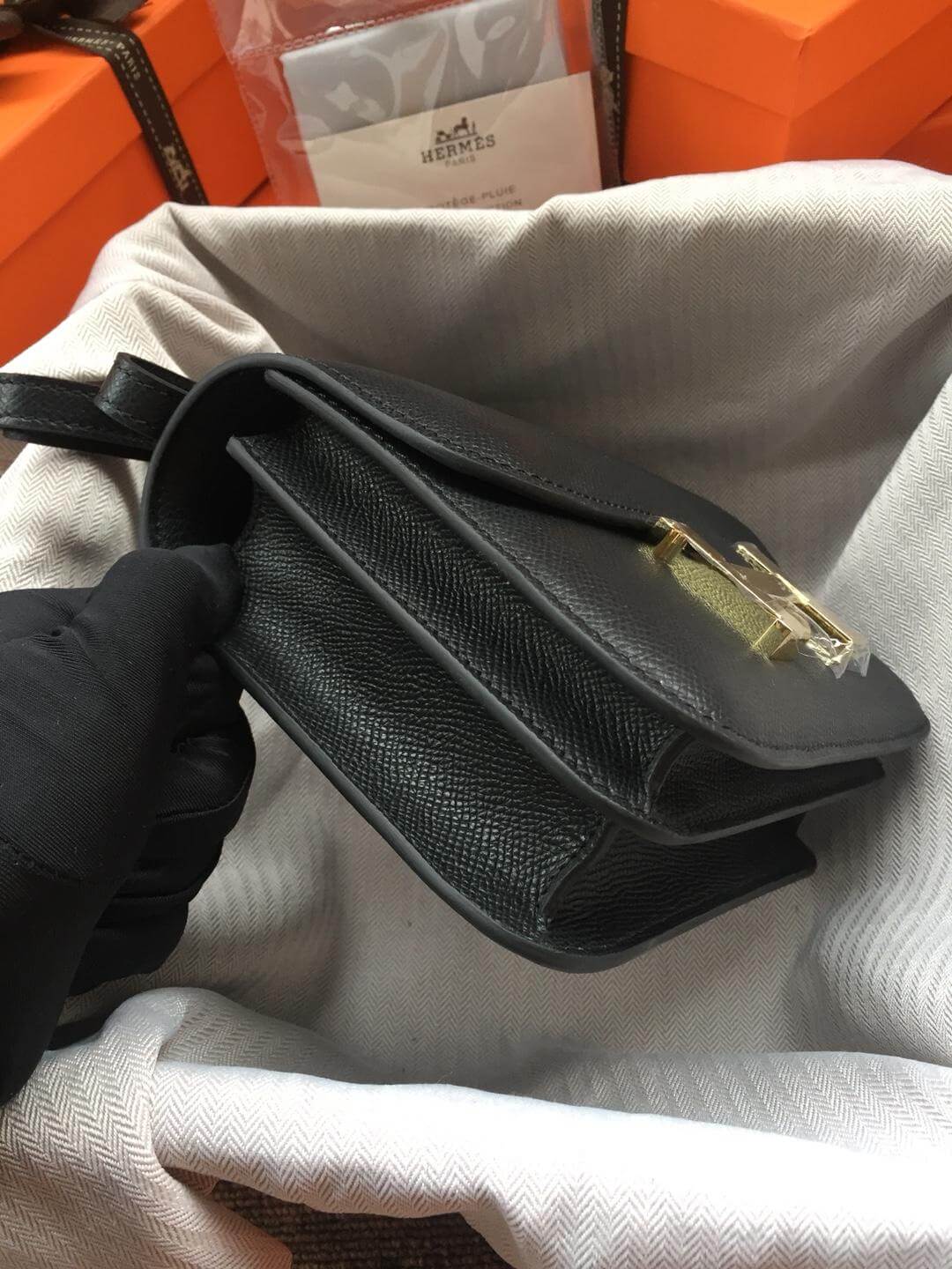 Hermes Constance Black Bag
