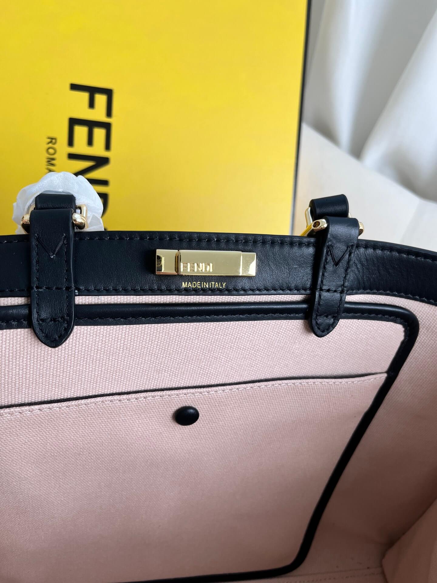 Fendi X-Tote Bag In Canvas Bag