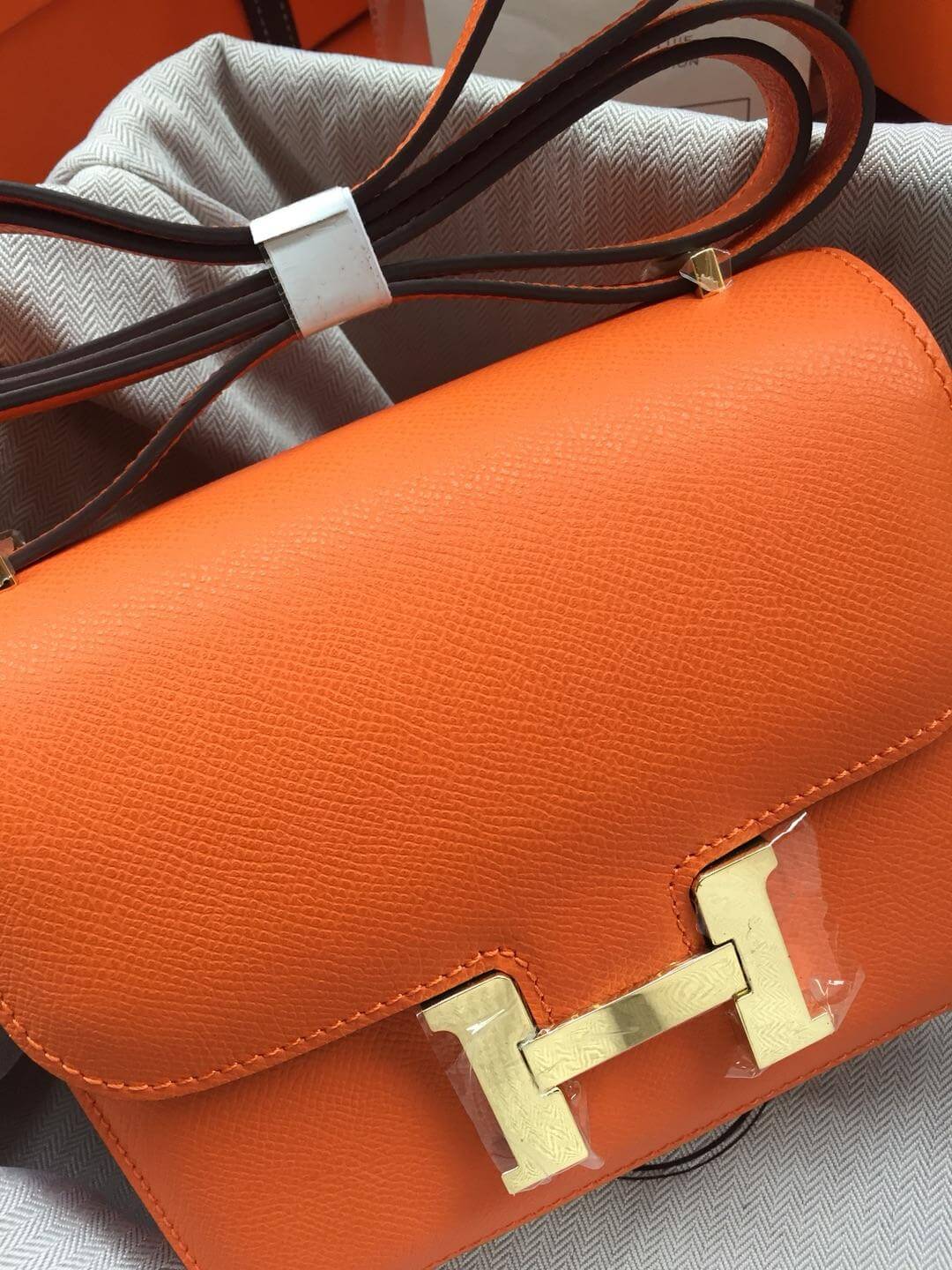 Hermes Constance Orange Bag
