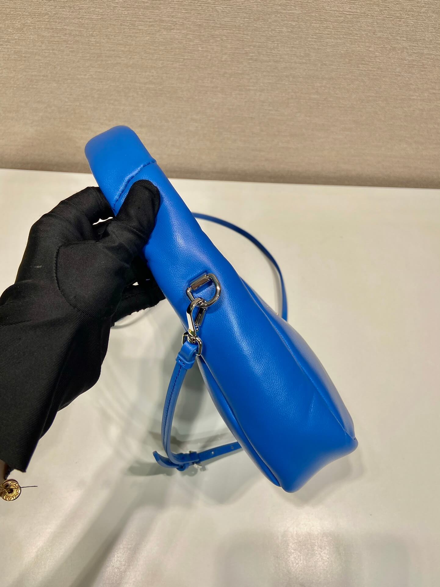 Prada Small Padded Blue Bag