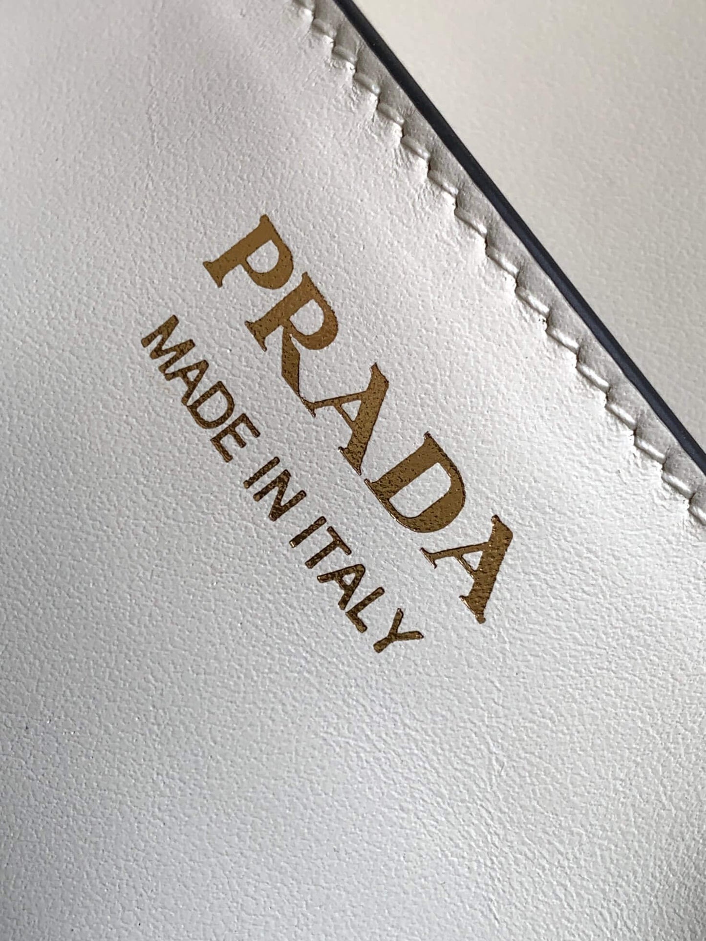 Prada Embleme Saffiano Shoulder Bag