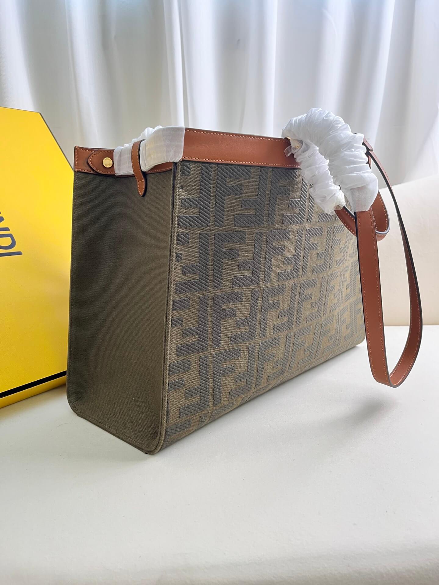 Fendi X-tote Bag In Canvas Bag