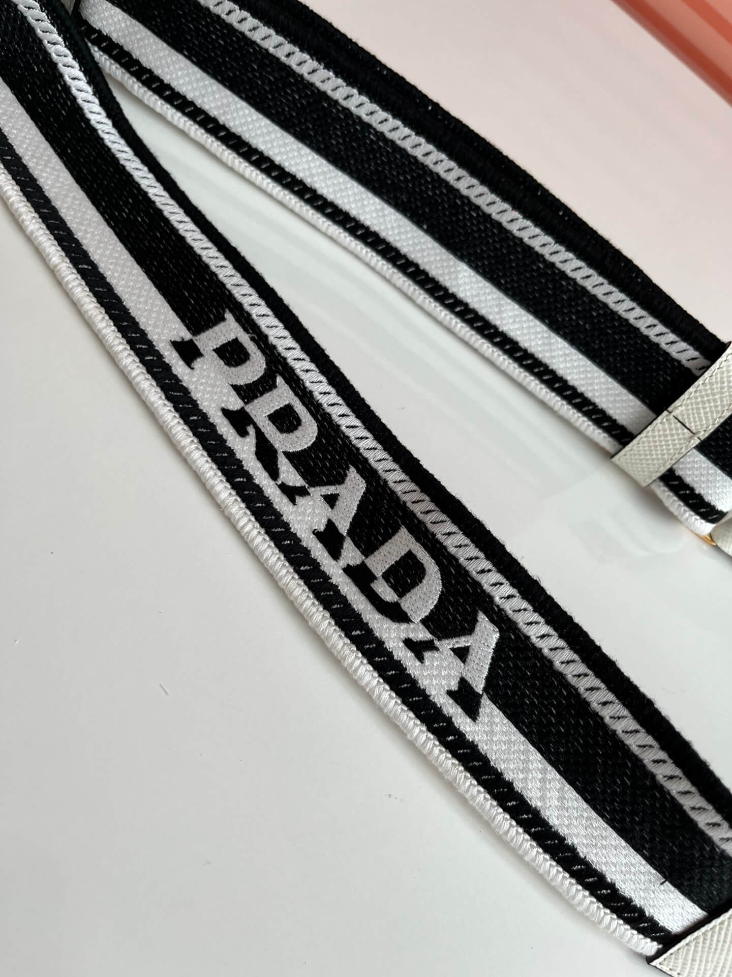 Prada Lettering Logo Tote Bag