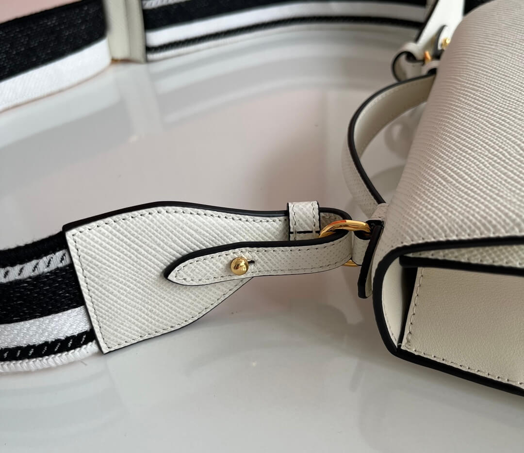 Prada Lettering Logo Tote Bag