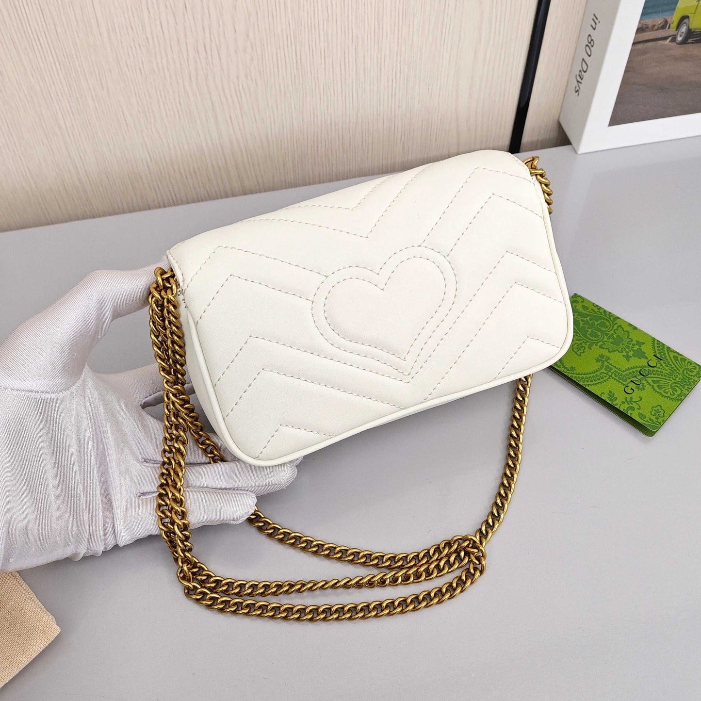 Gucci GG Marmont Mini Shoulder Bag – Matelassé Leather