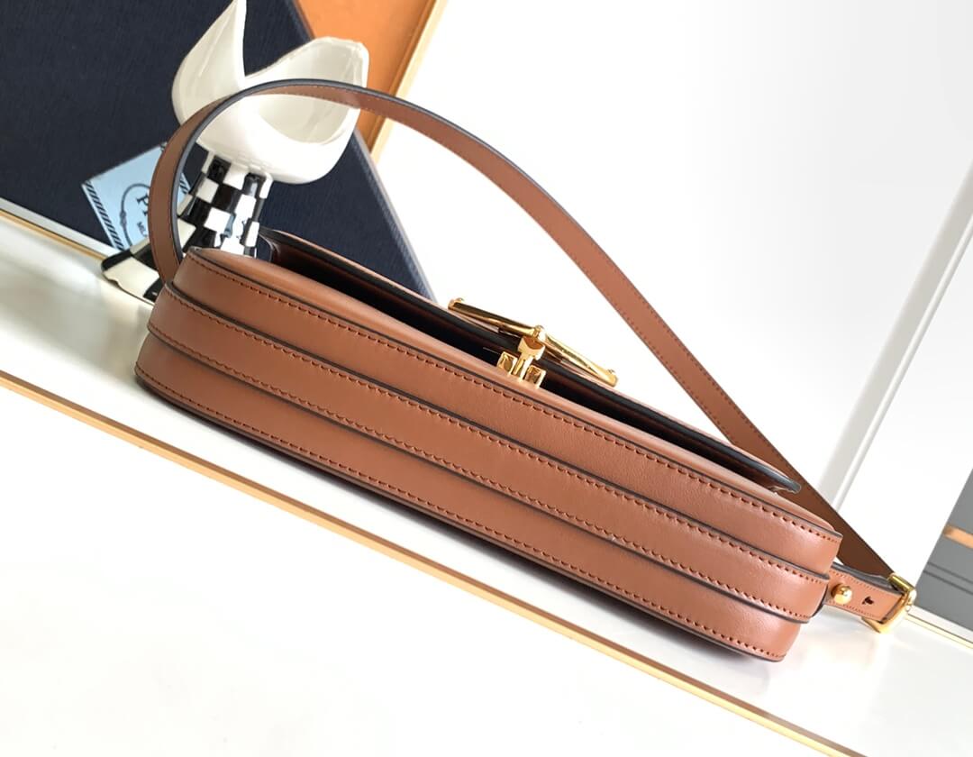 Prada Embleme Saffiano Shoulder Bag