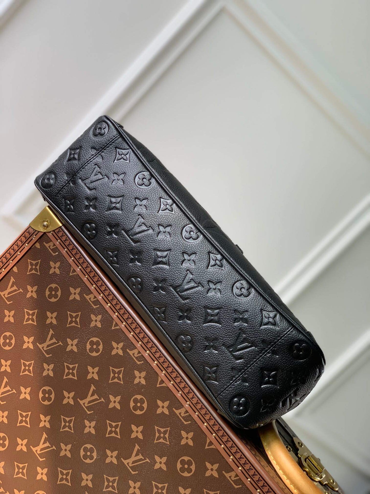 LV Trianon Bag In Monogram Empreinte Leather