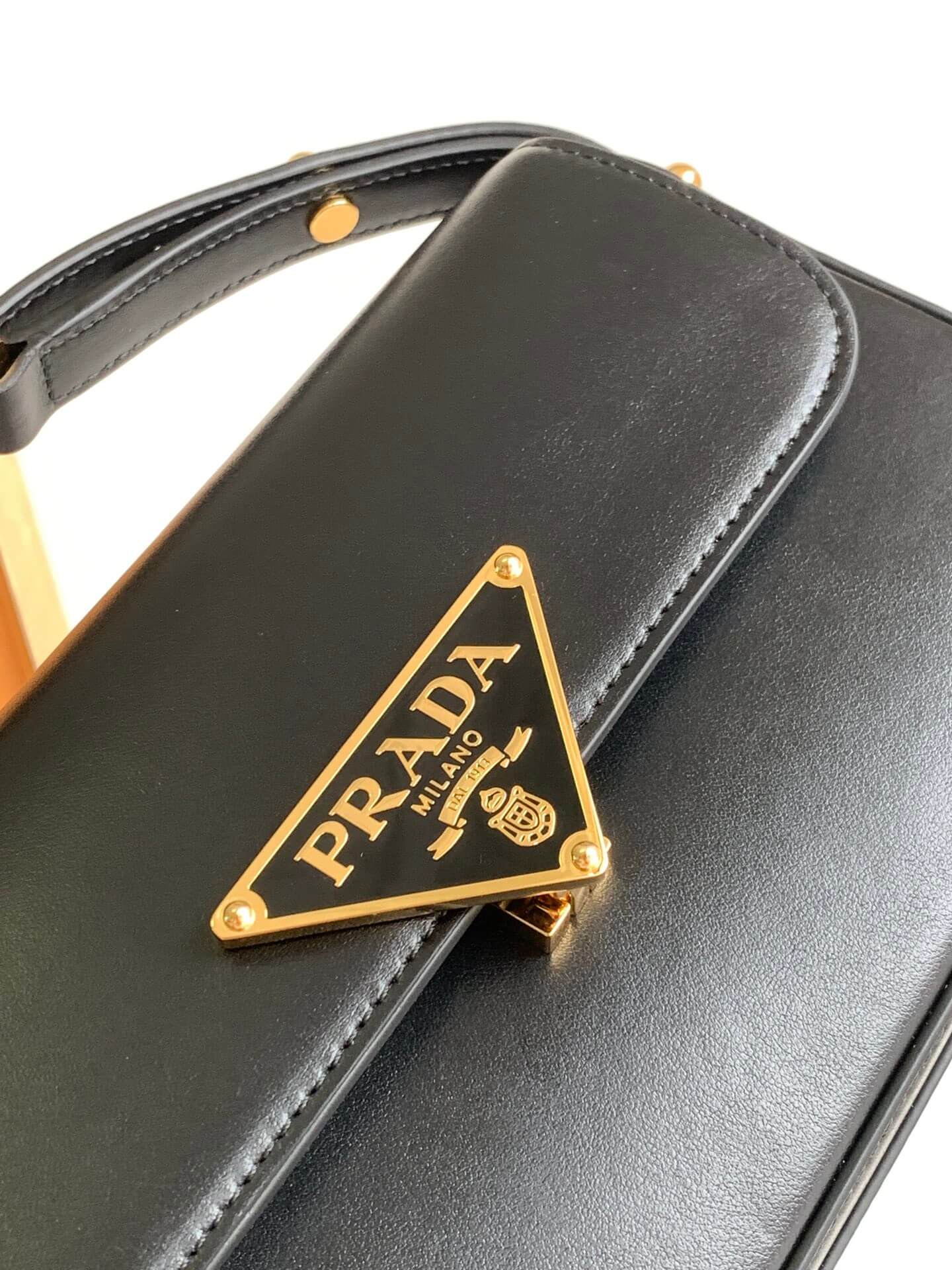 Prada Embleme Saffiano Shoulder Bag
