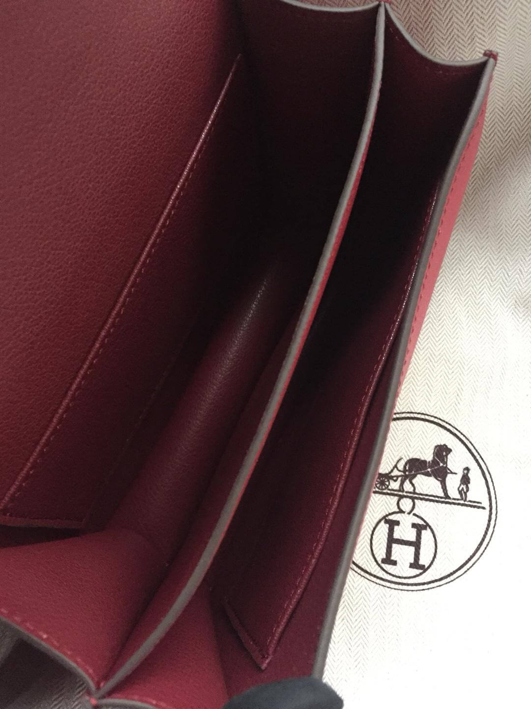 Hermes Constance Brownish Crimson Bag