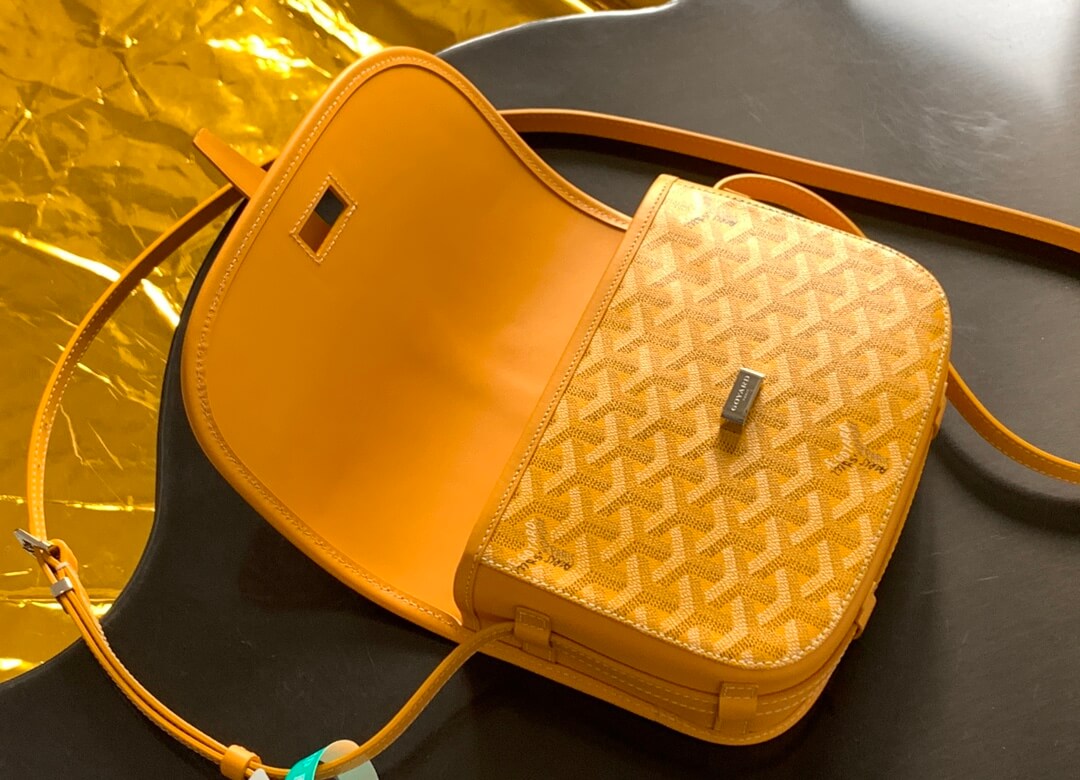 Goyard Belvedere PM Yellow Bag