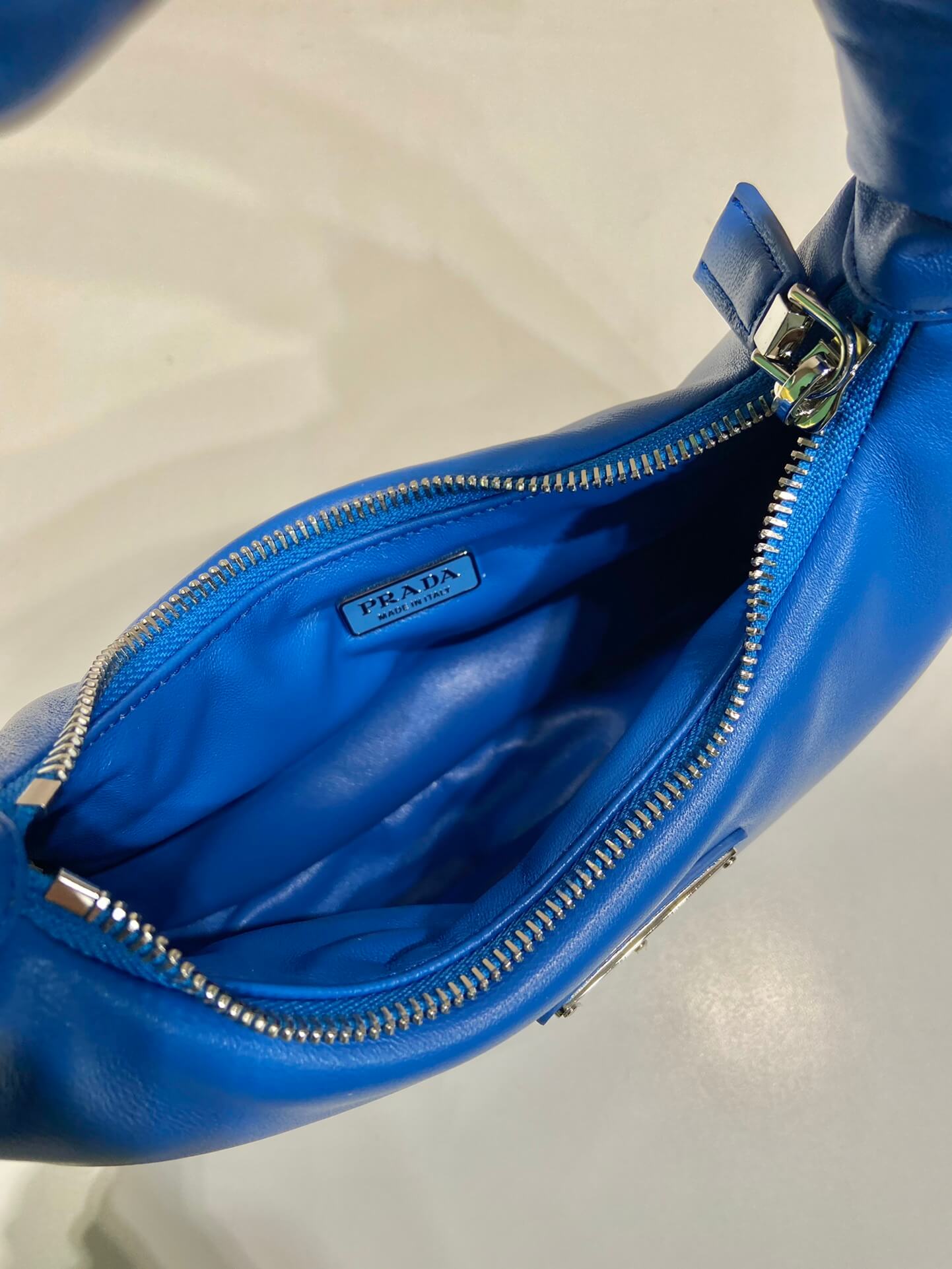 Prada Small Padded Blue Bag