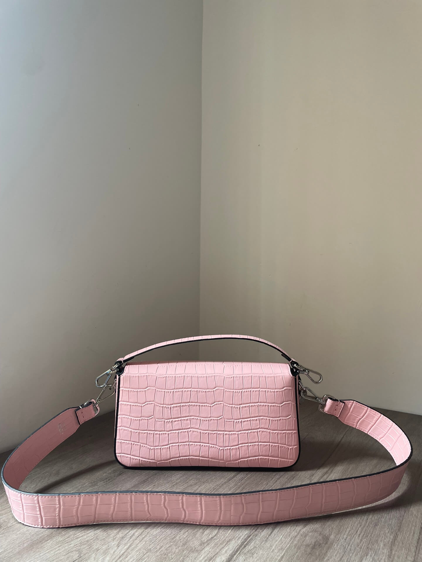 Fendi Baguette Continental Neon Bag