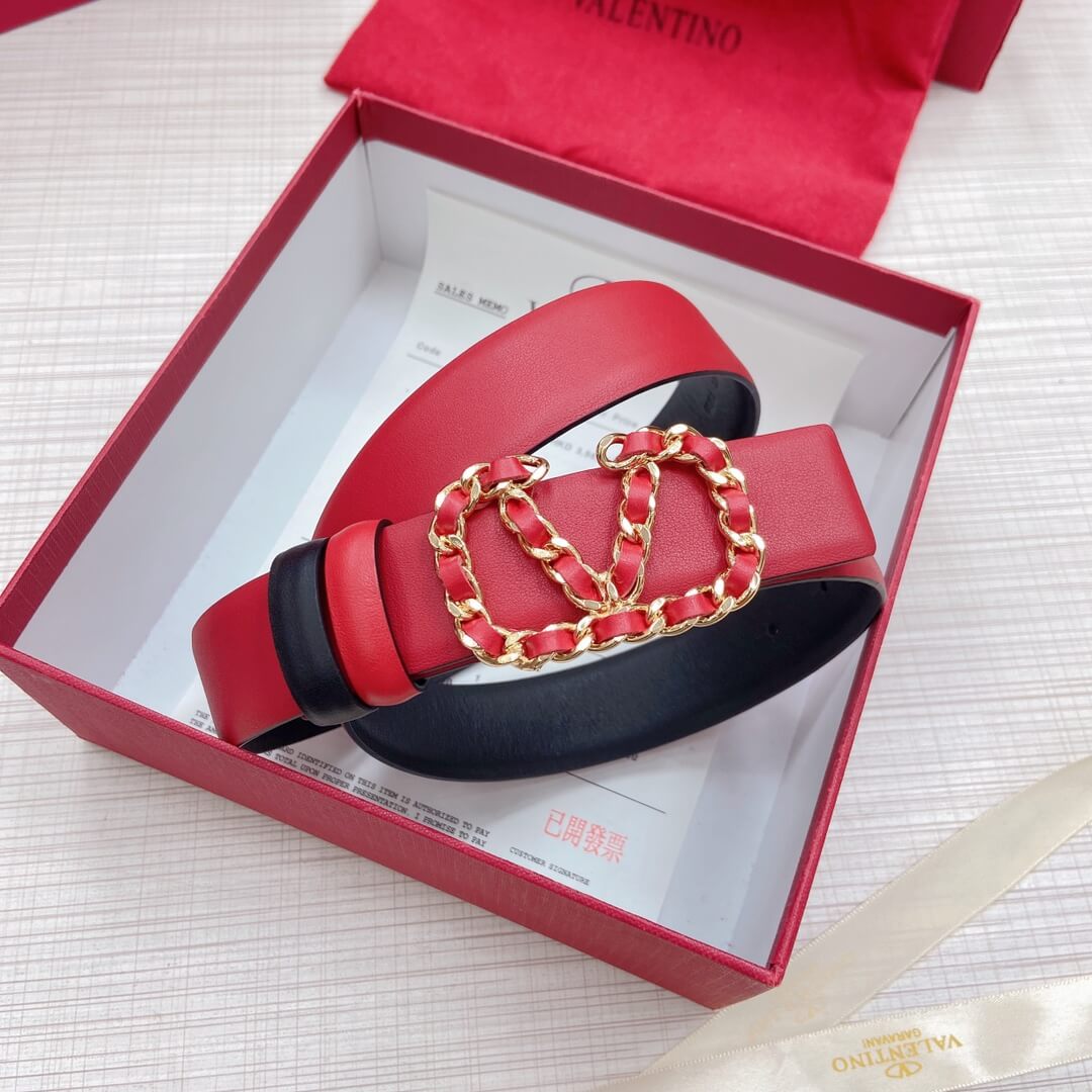 Valentino Ladies Double Sided Belts
