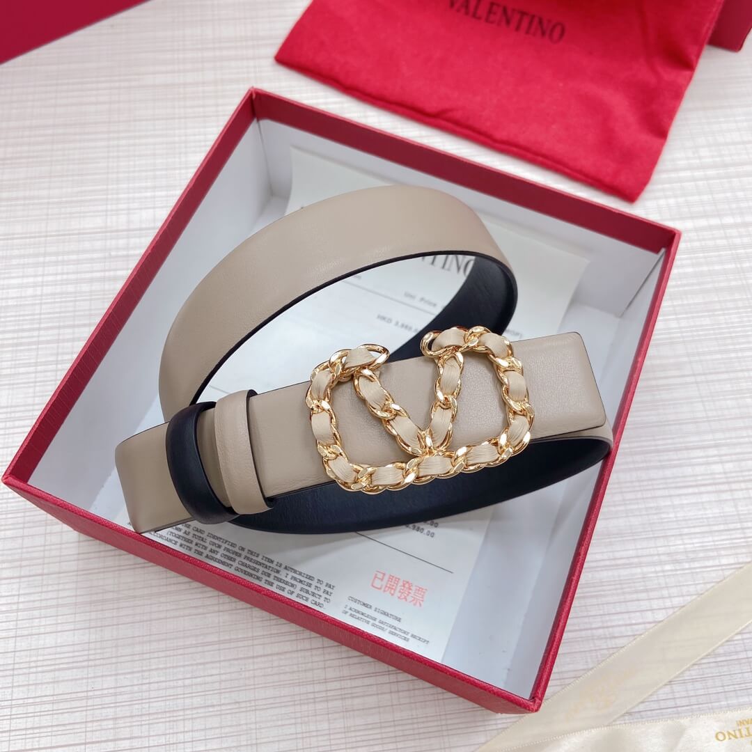 Valentino Ladies Double Sided Belts