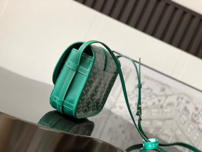 Goyard Belvedere PM Green Bag