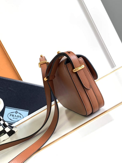 Prada Embleme Saffiano Shoulder Bag