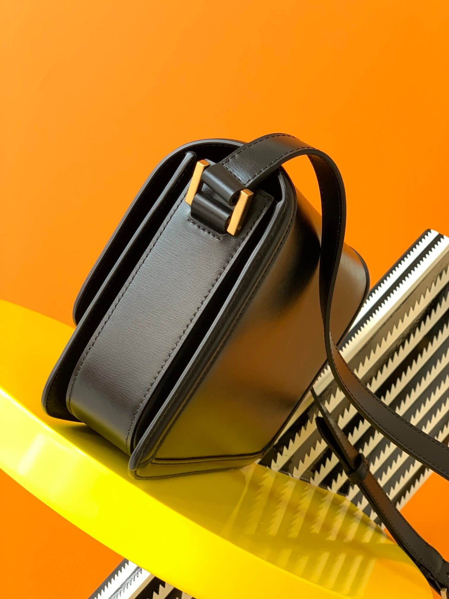 YSL Solferino Shoulder Black Bag