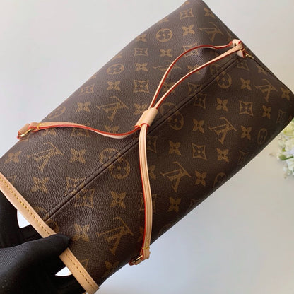Louis Vuitton Neverfull GM Tote – M41181 Monogram Canvas, Red Interior