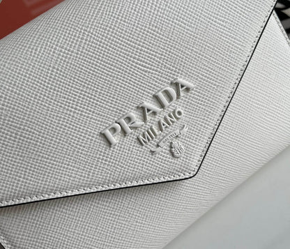 Prada Lettering Logo Tote Bag