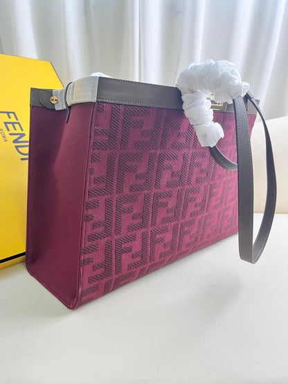Fendi X-tote Bag In Canvas Bag
