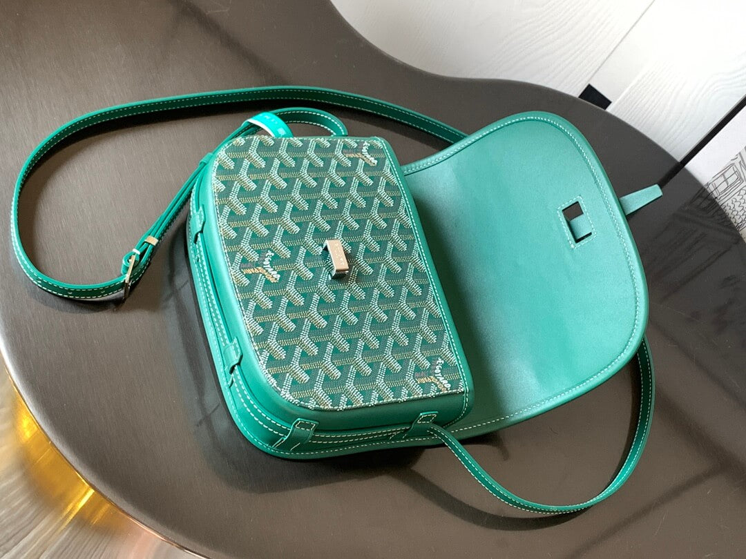 Goyard Belvedere PM Green Bag