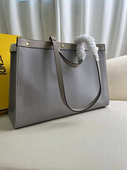 Fendi X-tote Bag In Canvas Bag