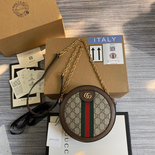 Gucci Ophidia Round Cake Bag