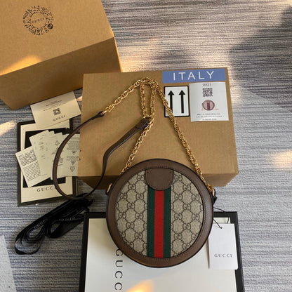 Gucci Ophidia Round Cake Bag