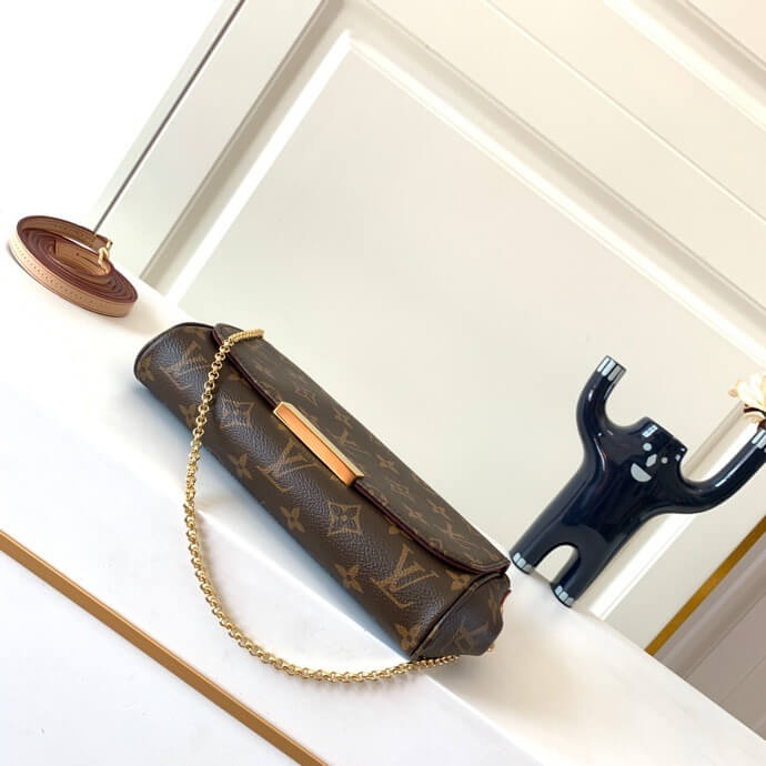 LV Monogram Canvas Favorite PM Crossbody Bag