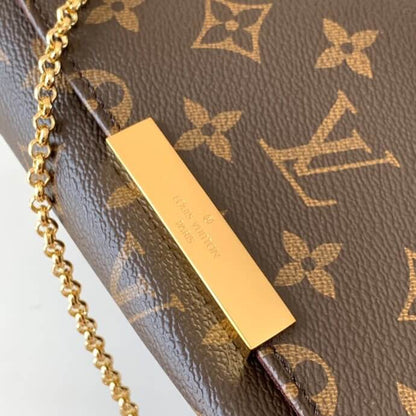LV Monogram Canvas Favorite PM Crossbody Bag