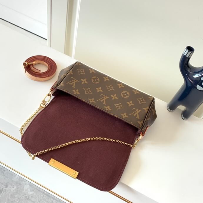 LV Monogram Canvas Favorite PM Crossbody Bag