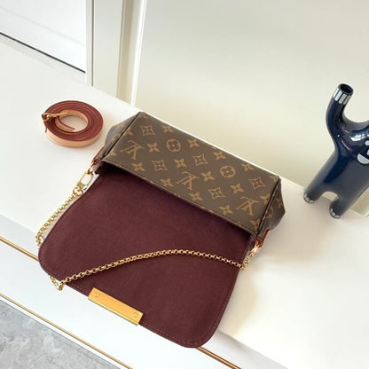 LV Monogram Canvas Favorite PM Crossbody Bag