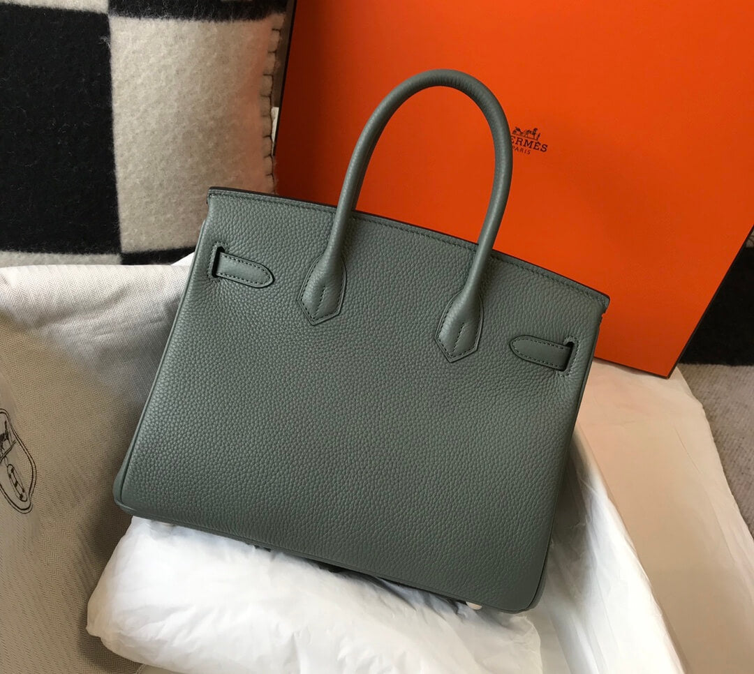 Hermes Birkin Almond Green Bag