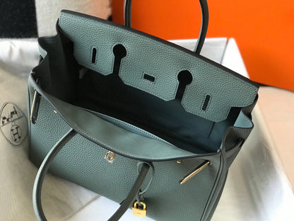 Hermes Birkin Almond Green Bag