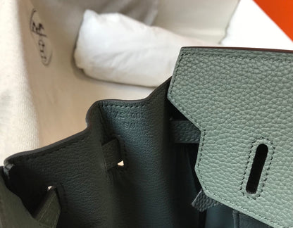 Hermes Birkin Almond Green Bag